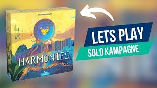 Harmonies Let's Play | Brettspiel 2024 | Melodies Solo Kampagne | Libellud