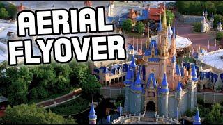 Incredible Aerial Flyover Footage of The Magic Kingdom - 2025