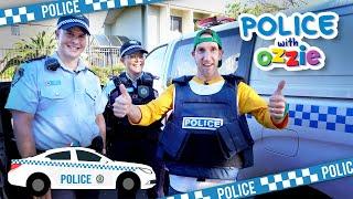 Learn About Fast Police Cars! Police Video for Children | Educational Videos for Kids with Ozzie