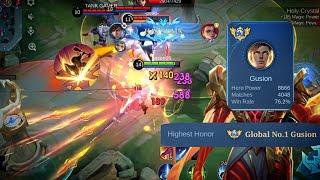 Aggressive High Rankplay that only 20% of Gusion users can play