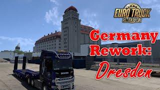 Exploring Germany Rework In Euro Truck Simulator 2 1.53 - Dresden