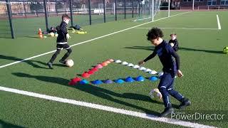 Fußballtraining mit Kindern - Koordination und Technik