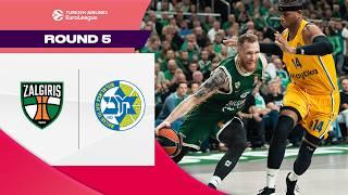 STRONG First Half Paves the Way | Zalgiris - Maccabi | BASKETBALL HIGHLIGHTS R5