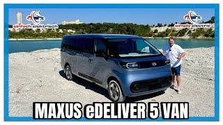 Maxus eDeliver 5 now also available as a van for up to 9 Person⁉️