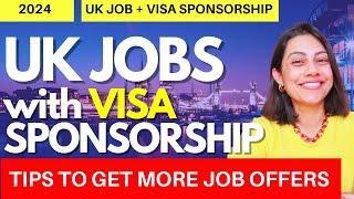 NEW UK Jobs with Visa Sponsorship 2024  | UK Companies offering Visa Sponsorship