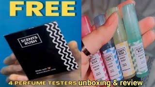 Free Perfume Tester Review | Scents Rush Perfume Tester for Free Review by Talbiacreative