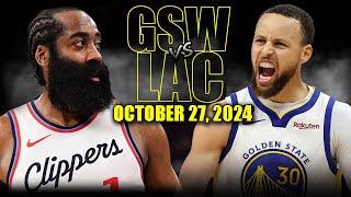 Golden State Warriors vs Los Angeles Clippers Full Game Highlights - October 27 | 2024-25 NBA Season