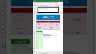 How to Use TOCOL in Excel #shorts