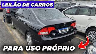 O MELHOR LEILÃO PARA COMPRAR CARROS PARA USO PRÓPRIO!