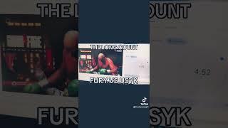 Fury vs Usyk - the long count #furyusyk  - listen to the time-keeper literally pause mid-count