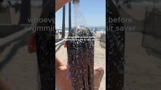 psa to always wet your hair before hopping in a pool or the ocean this summer 🫶  #haircare
