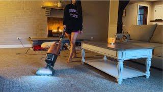 3 HOUR Vacuuming in Front of Cozy Fireplace | Vacuuming Sound for Relaxation