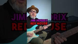 How to Play RED HOUSE Like Jimi Hendrix Step By Step