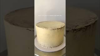 Part 1 of decorating a 60th birthday cake #cakedecorating #birthday #fyp