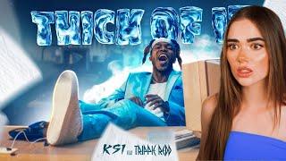 Rose Reacts to KSI - Thick Of It (feat. Trippie Redd) [Official Music Video]