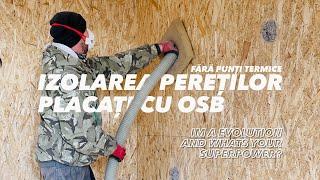 IZOLAREA PEREȚILOR PLACAȚI CU OSB  IZOtv