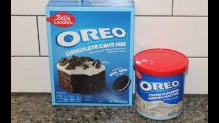 Betty Crocker Oreo Chocolate Cake Mix with Oreo Crème Flavored Whipped Frosting Review