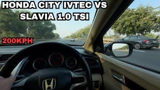 HONDA CITY VS SLAVIA 1.0 TSI VS RANGE ROVER EVOQUE | 200 KPH ON EXPRESSWAY | HIGHWAY RACE |