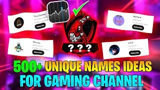 Gaming Youtube Channel Names Ideas in 2023 | Grow your gaming channel(Search mei No.1 Par Ayega)