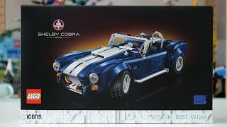 LEGO Icons 10357 Shelby Cobra 427 S/C Speed Build