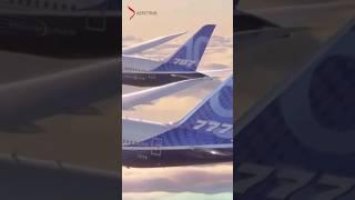 Watch the full Boeing 777x787 video on AeroTime Hub YouTube channel! ️ #shorts