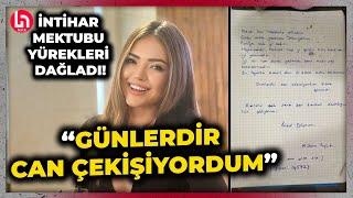 İntihar eden fenomen Kübra Aykut'un veda mektubu ortaya çıktı! O detay yürekleri dağladı!