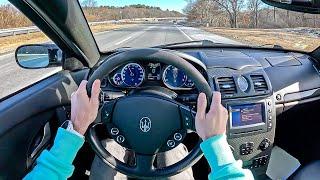 2008 Maserati Quattroporte GTS - The Ferrari V8 Sedan You Need To Drive (POV Drive)