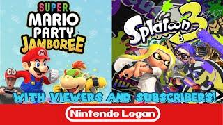 Super Mario Party Jamboree & Splatoon 3 Live with Viewers and Subscribers! (Nintendo Switch)