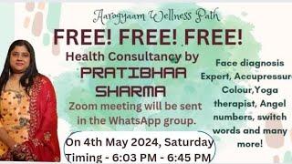 Free Health Consultancy by Pratibhaa Sharma #4thofmay #healthtips #freeconsultancy #facetest