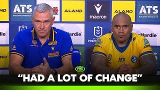 Ryles gives Storm praise after ugly coaching debut | Eels Press Conference | Fox League