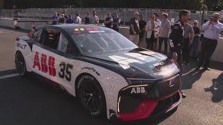 A green flag for clean power: NASCAR unveils its first electric racecar