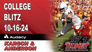 College Blitz - 10/16/24 | Karsch and Anderson