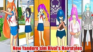 New Yandere Simulator Rival's Hairstyles/Colours in Sakura School Simulator [Original Version]