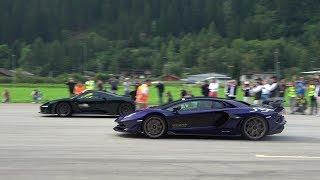 Lamborghini Aventador SVJ Drag Racing - Brutal Launch Control!