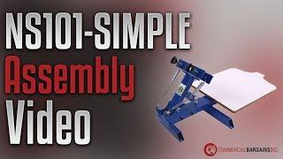 NS101-SIMPLE Screen Printing Press Assembly - Commercial Bargains Inc