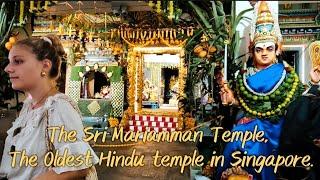 Singapore's Oldest Hindu Temple - The Sri Mariamman Temple. Walking Tour.