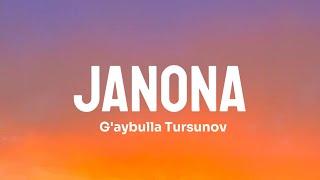 G'aybulla Tursunov - JANONA. #janona #g'aybulla_tursunov #uzbekmusic #trend #trending #lyrics #tekst