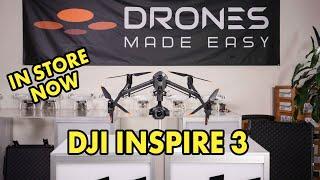 See DJI Inspire 3 In-Person at Drones Made Easy!