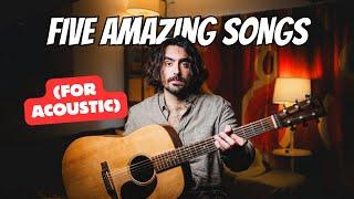 5 Acoustic Guitar songs to help you get gigs in under 5 minutes