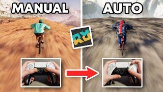 How I Play on Manual VS Auto Landing (Riders Republic Controller Handcam)