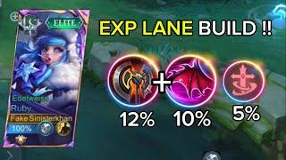 UNLIMITED SPELL VAMP INSANE BUILD FOR RUBY | BUILD TOP 1 GLOBAL RUBY ~ MLBB |