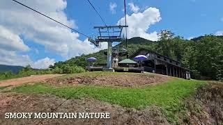 Timelapse Wears Valley Harper Brothers Skylift Chair to the top & down Smoky MountainsTennessee