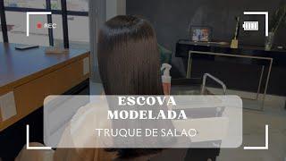 ESCOVA MODELADA - TRUQUE DE SALÃO DE BELEZA | Como recuperar cabelos danificados