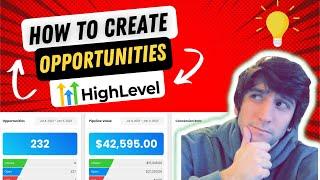 How to Create and Automate Opportunities and Pipelines in GoHighLevel! SaaS and SMMA Opportunities!