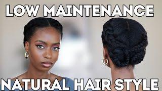 LOW MAINTENANCE PROTECTIVE HAIRSTYLE FOR NATURAL HAIR 4C FOR BLACK WOMEN