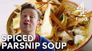 Spiced Parsnip Soup | Jamie's Meat-Free Meals