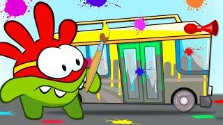 Dipingere Con Om Nom | Cartoni Animati Per Bambini | Impara L'Italiano Con Om Nom