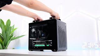 University dormitory magic machine | Double handle compact Matx case | GAMER X X300 Build