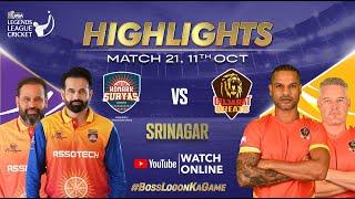 Highlights Match 21 : Konark Suryas Odisha VS Gujarat Greats | Legends League Cricket 2024 | LLC T20