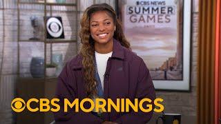 Gabby Thomas talks winning gold at Paris Olympic Games